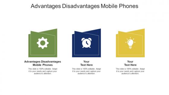 Advantages disadvantages mobile phones ppt powerpoint presentation file aids cpb