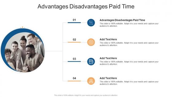 Advantages Disadvantages Paid Time In Powerpoint And Google Slides Cpb
