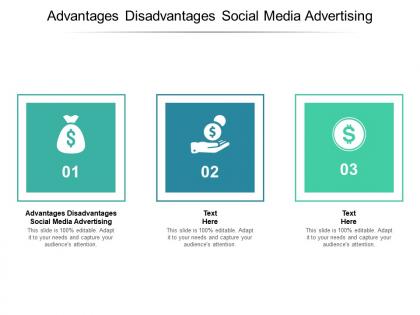Advantages disadvantages social media advertising ppt powerpoint presentation ideas microsoft cpb