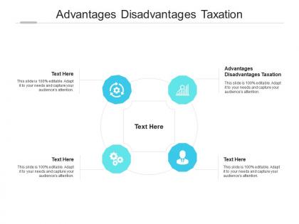 Advantages disadvantages taxation ppt powerpoint presentation professional format ideas cpb
