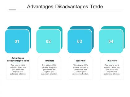 Advantages disadvantages trade ppt powerpoint presentation infographics background designs cpb