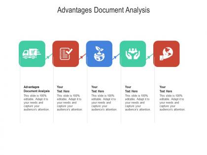 Advantages document analysis ppt powerpoint presentation infographics topics cpb