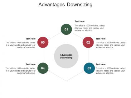 Advantages downsizing ppt powerpoint presentation infographics tips cpb