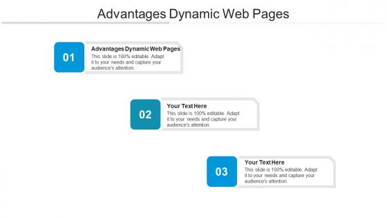 Advantages dynamic web pages ppt powerpoint presentation file format cpb