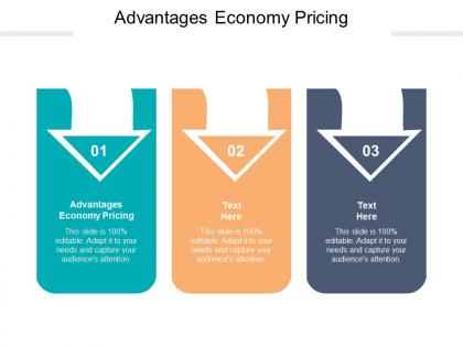 Advantages economy pricing ppt powerpoint presentation summary template cpb