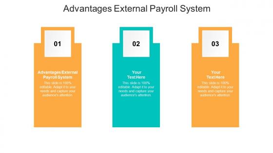 Advantages external payroll system ppt powerpoint presentation infographics icon cpb