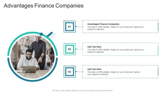 Advantages Finance Companiesin Powerpoint And Google Slides Cpb