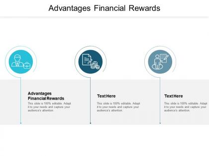 Advantages financial rewards ppt powerpoint presentation layouts images cpb