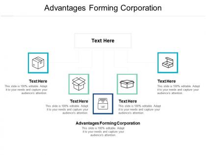 Advantages forming corporation ppt powerpoint presentation ideas tips cpb