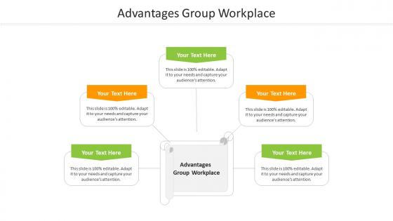Advantages group workplace ppt powerpoint presentation icon professional cpb