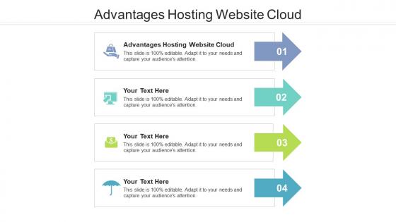Advantages hosting website cloud ppt powerpoint presentation portfolio graphics cpb