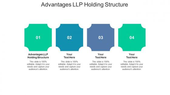 Advantages llp holding structure ppt powerpoint presentation file show cpb