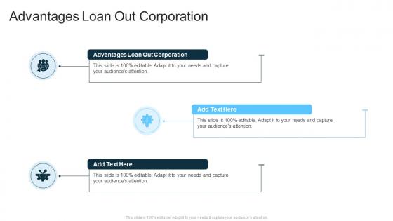Advantages Loan Out Corporation In Powerpoint And Google Slides Cpb