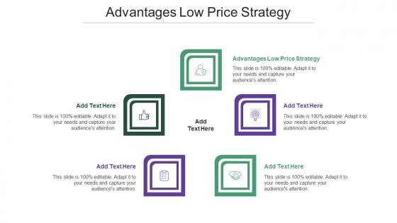Advantages Low Price Strategy Ppt Powerpoint Presentation Professional Master Slide Cpb