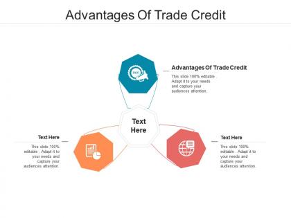 Advantages of trade credit ppt powerpoint presentation inspiration infographic cpb