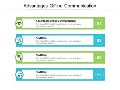 Advantages offline communication ppt powerpoint presentation infographic template graphic tips cpb
