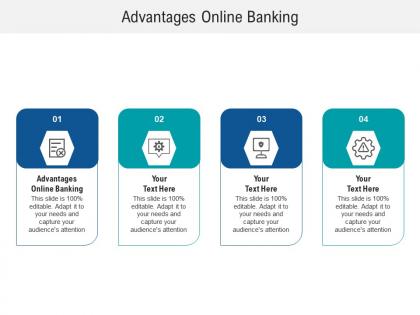 Advantages online banking ppt powerpoint presentation infographics icon cpb