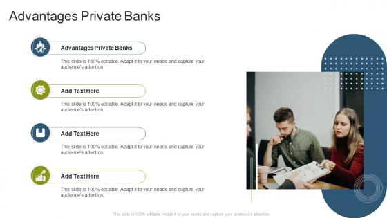Advantages Private Banks In Powerpoint And Google Slides Cpb