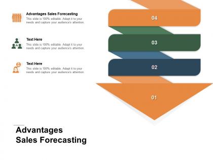 Advantages sales forecasting ppt powerpoint presentation visual aids model cpb