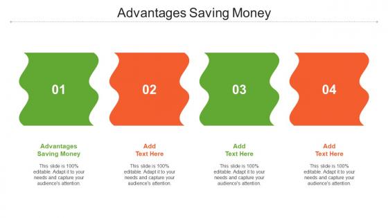 Advantages Saving Money Ppt Powerpoint Presentation Layouts Graphics Cpb