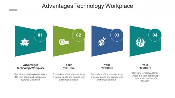 Advantages Technology Workplace Ppt Powerpoint Presentation Model Maker Cpb