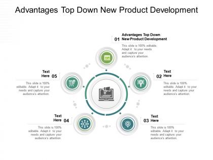 Advantages top down new product development ppt powerpoint presentation inspiration cpb
