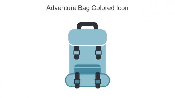 Adventure Bag Colored Icon In Powerpoint Pptx Png And Editable Eps Format