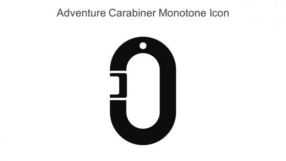 Adventure Carabiner Monotone Icons In Powerpoint Pptx Png And Editable Eps Format