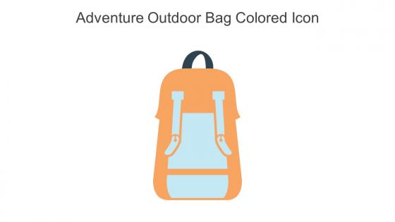Adventure Outdoor Bag Colored Icon In Powerpoint Pptx Png And Editable Eps Format
