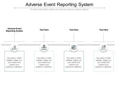 Adverse event reporting system ppt powerpoint presentation summary styles cpb