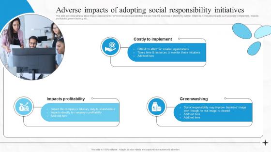 Adverse Impacts Of Adopting Social Boosting Financial Performance And Decision Strategy SS