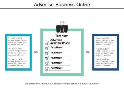 Advertise business online ppt powerpoint presentation file topics cpb