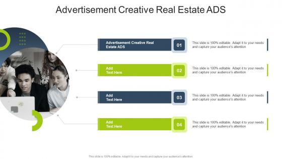 Advertisement Creative Real Estate ADS In Powerpoint And Google Slides Cpb