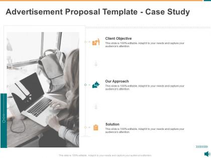 Advertisement proposal template case study ppt powerpoint presentation design ideas