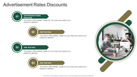Advertisement Rates Discounts In Powerpoint And Google Slides Cpb
