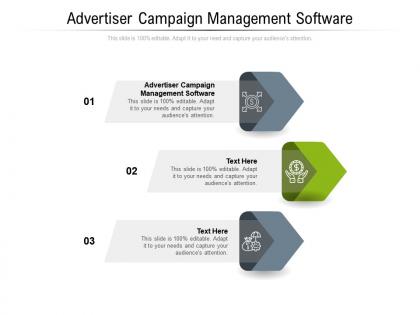 Advertiser campaign management software ppt powerpoint presentation icon picture cpb