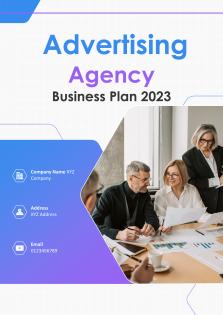 Advertising Agency Business Plan Pdf Word Document