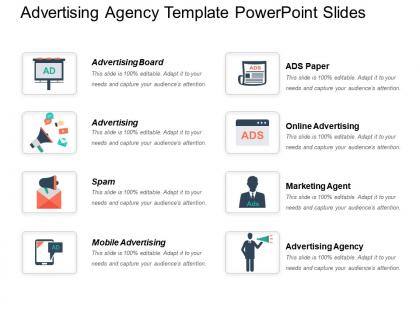 Advertising agency template powerpoint slides