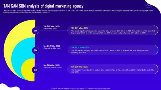 Advertising And Digital Marketing Tam Sam Som Analysis Of Digital Marketing Agency BP SS