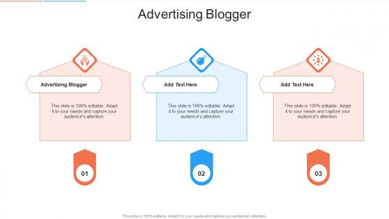 Advertising Blogger In Powerpoint And Google Slides Cpb