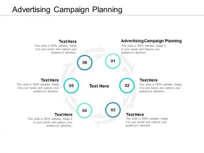 Advertising campaign planning ppt powerpoint presentation professional design cpb