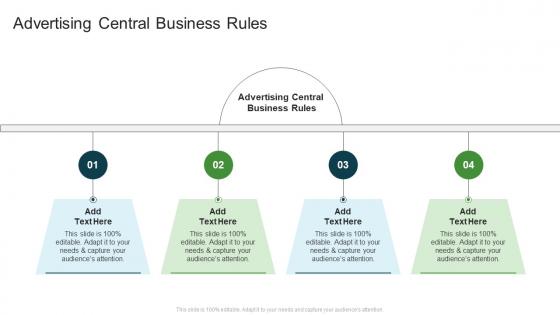 Advertising Central Business Rules In Powerpoint And Google Slides Cpb