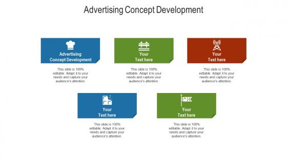 Advertising concept development ppt powerpoint presentation infographic template example file cpb