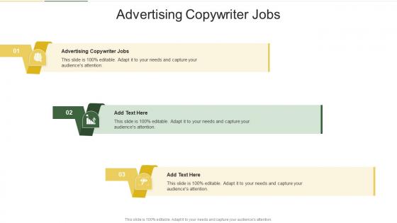 Advertising Copywriter Jobs In Powerpoint And Google Slides Cpb