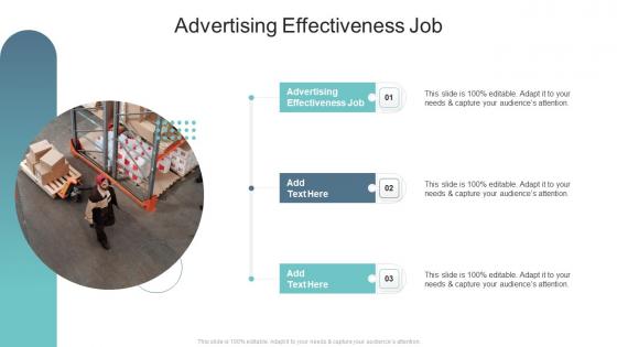 Advertising Effectiveness Job In Powerpoint And Google Slides Cpb