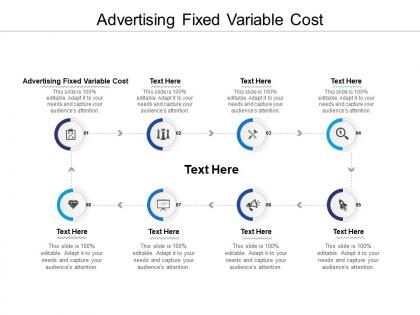 Advertising fixed variable cost ppt powerpoint presentation infographic template pictures cpb