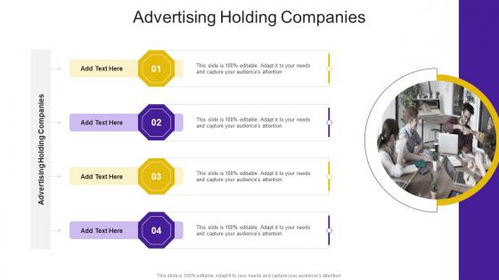 Advertising Holding Companies In Powerpoint And Google Slides Cpb