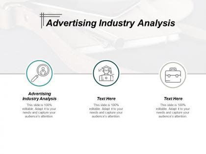 Advertising industry analysis ppt powerpoint presentation file example cpb