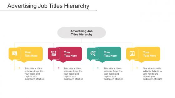 Advertising Job Titles Hierarchy Ppt Powerpoint Presentation Infographics Gallery Cpb