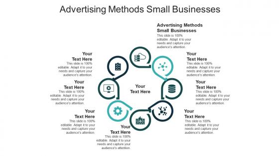 Advertising methods small businesses ppt powerpoint presentation portfolio structure cpb